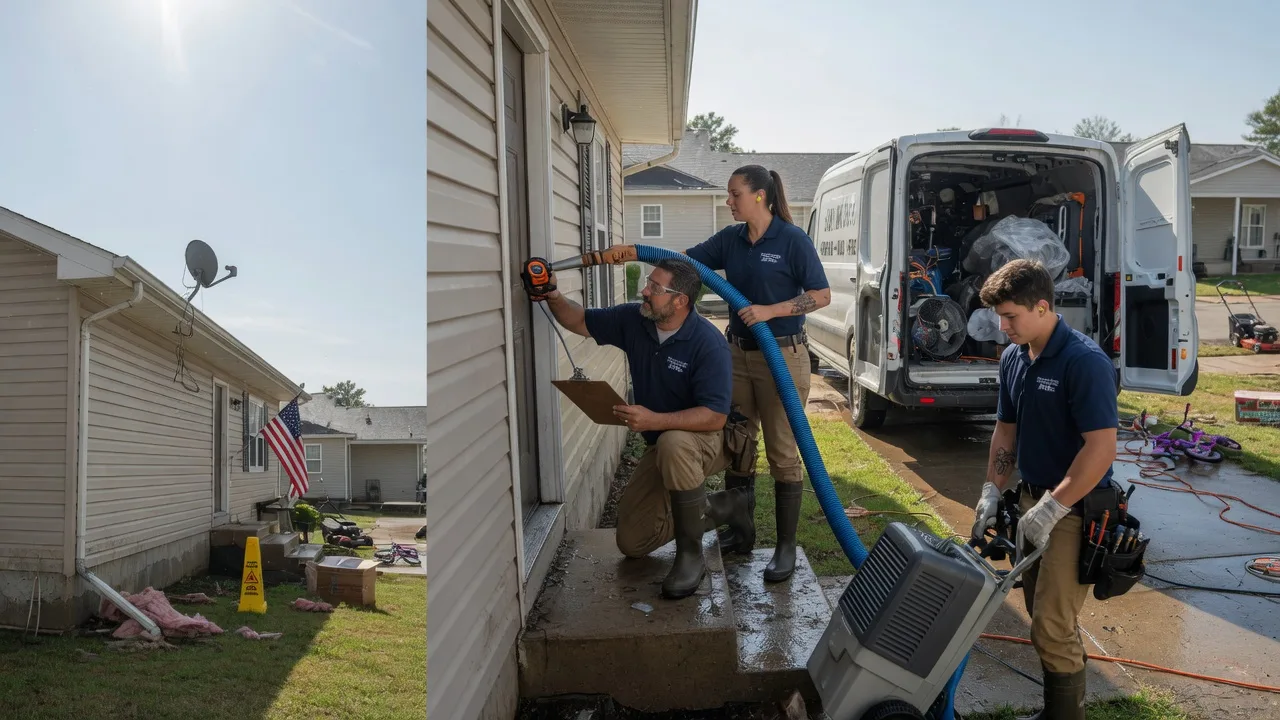 Ceiling Water Damage Restoration in La Prairie, IL near me